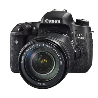 佳能Canon 單反相機(jī) EOS 760D 佳能單反相機(jī) 佳能760D+18-55鏡頭【套機(jī)】 